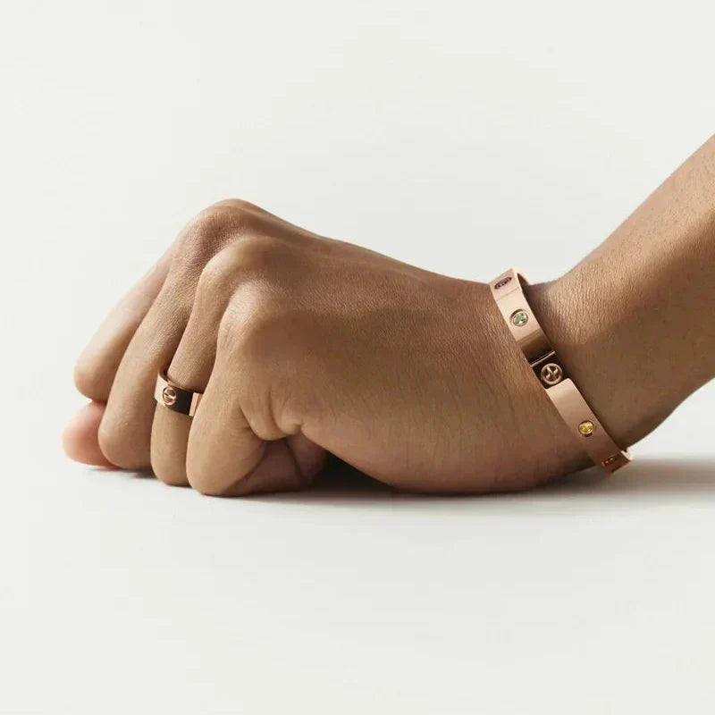 [VA]Classic 6.1mm Love Bracelet 10-Diamond Multicolor