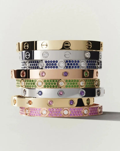 [VA]Classic 6.1mm Love Bracelet 10-Diamond Full Pavé