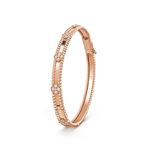 [VA]CLOVER BRACELET 4MM DIAMONDS
