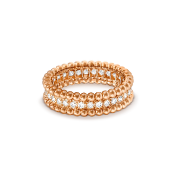 [VA]PERLEE DIAMANT-RING AUS ROSÉGOLD
