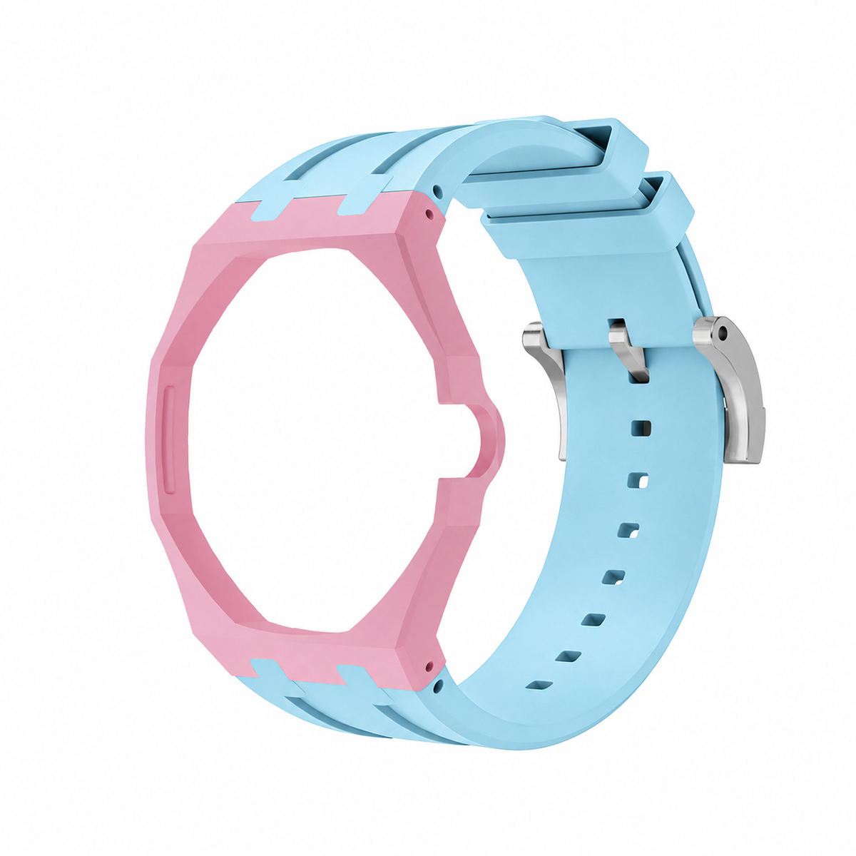VA-Armband Exklusives Biokeramik-Gehäuse & Silikonarmband in gemischten Farben