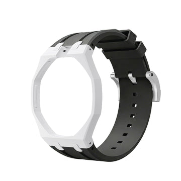 VA-Armband Exklusives Biokeramik-Gehäuse & Silikonarmband in gemischten Farben
