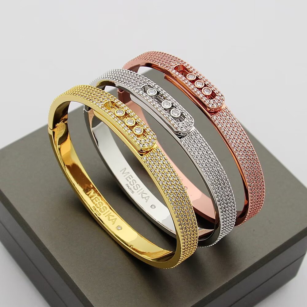 [VA]Move Noa Full Pavé Diamond Bangle Bracelet