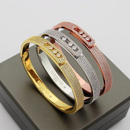 [VA]Move Noa Full Pavé Diamond Bangle Bracelet