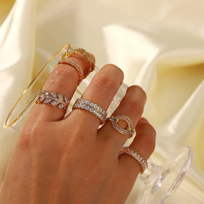 [VA]Cassandra Studded Gold Ring