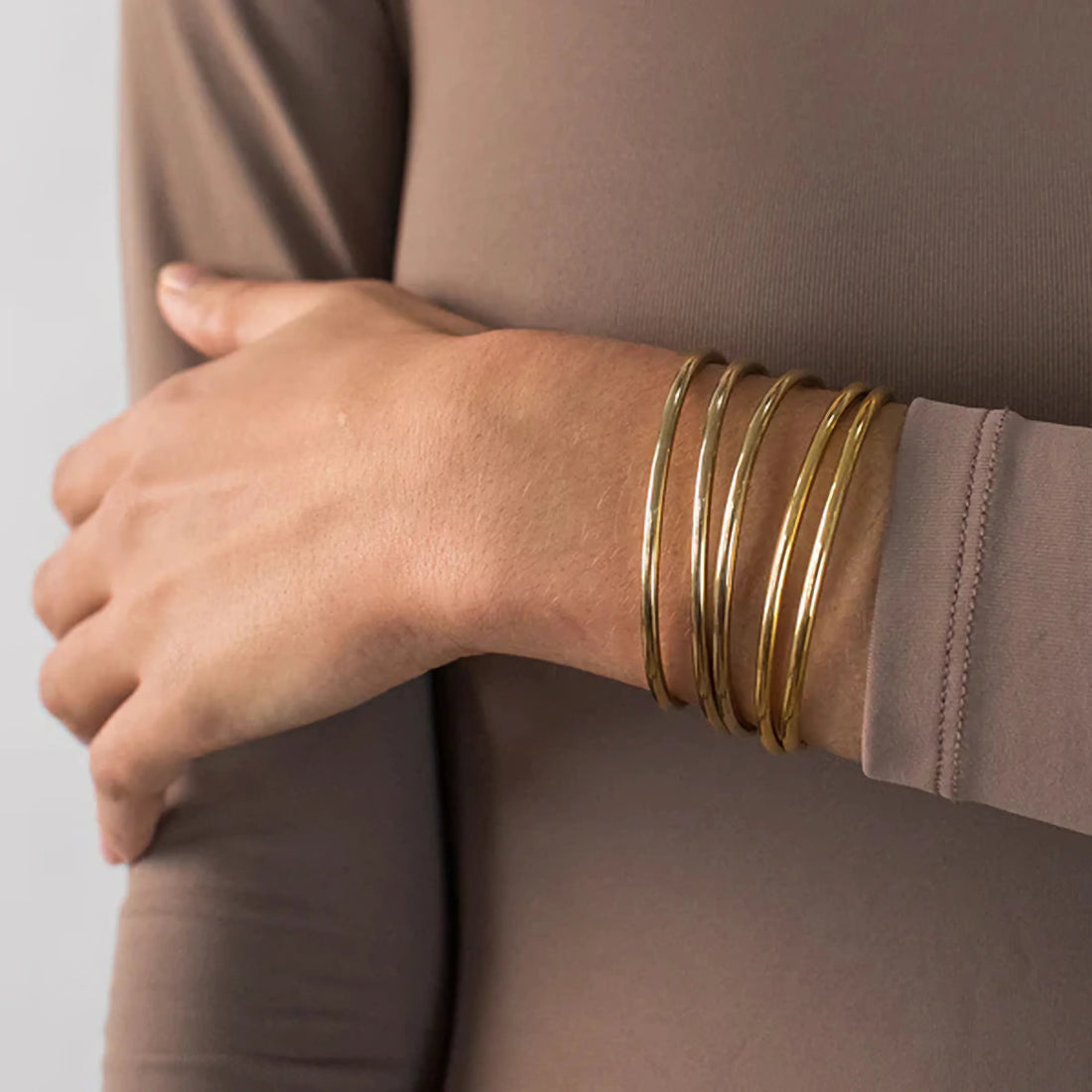 [VA]Shannon Gold Bangle Set