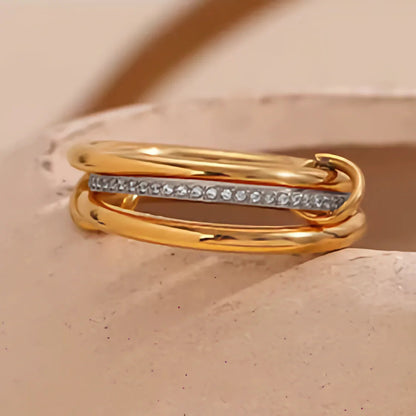 [VA]Chastity Diamond Ring Stack