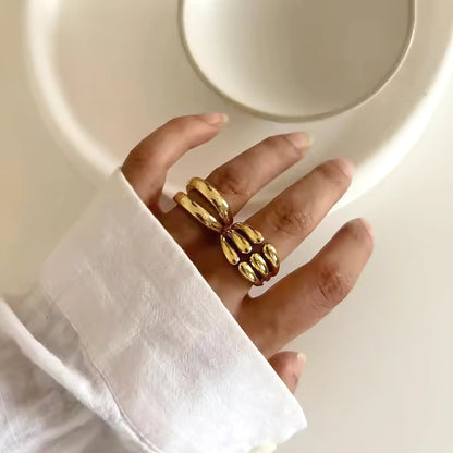 [VA]Cassiel Layered Gold Ring