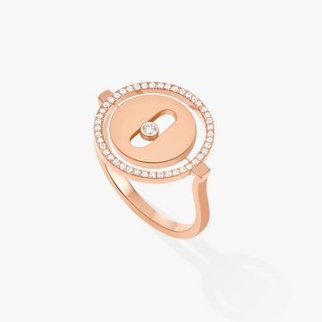 [VA]Lucky Move Rose Gold Diamond Ring