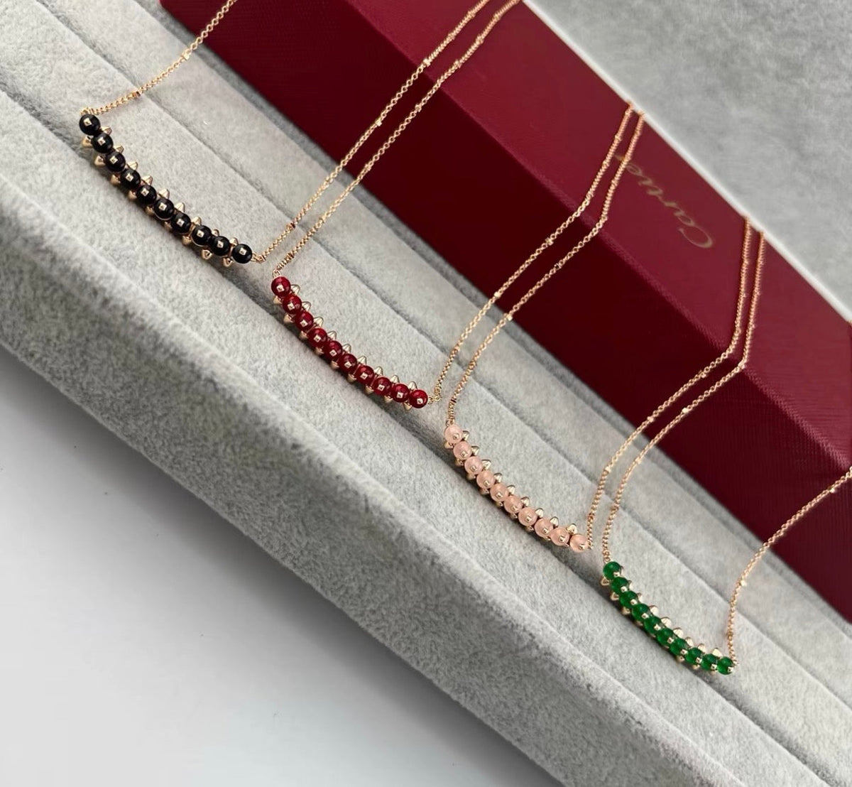 [：VA]CLASH KOLLEKTION AGAT-CHALCEDON-STECKERKETTE