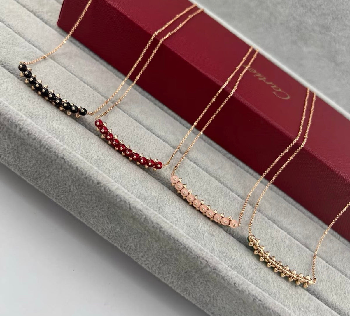 [：VA]CLASH KOLLEKTION AGAT-CHALCEDON-STECKERKETTE