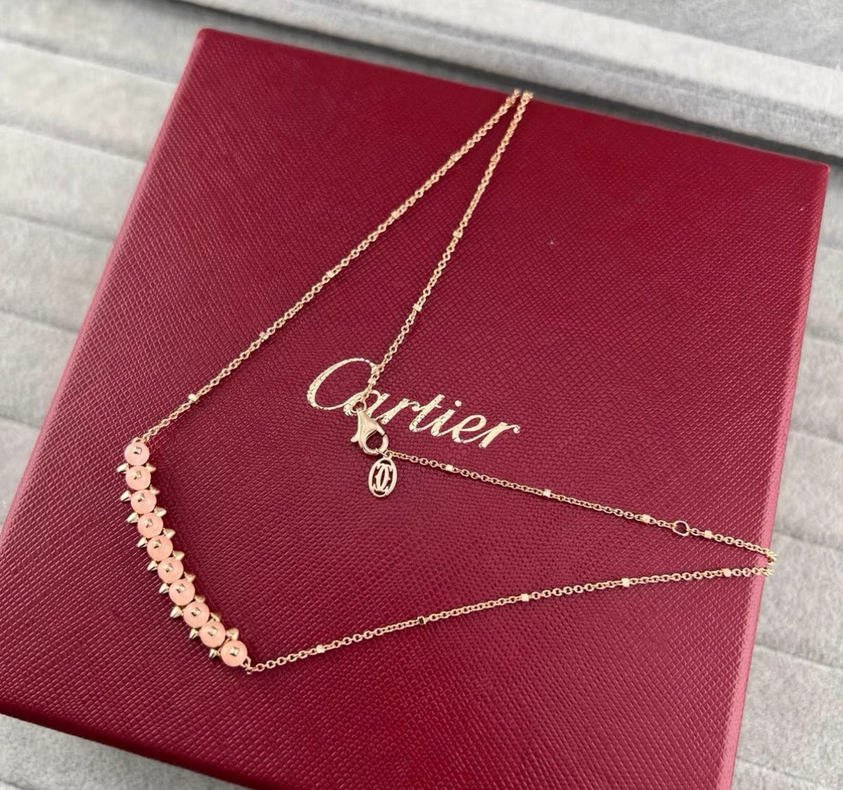 [：VA]CLASH KOLLEKTION AGAT-CHALCEDON-STECKERKETTE