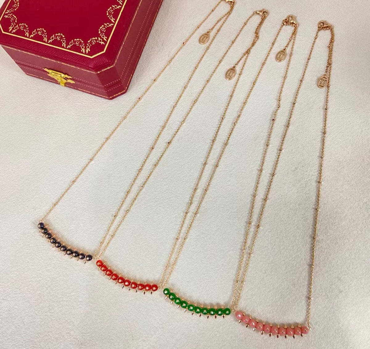 [：VA]CLASH KOLLEKTION AGAT-CHALCEDON-STECKERKETTE