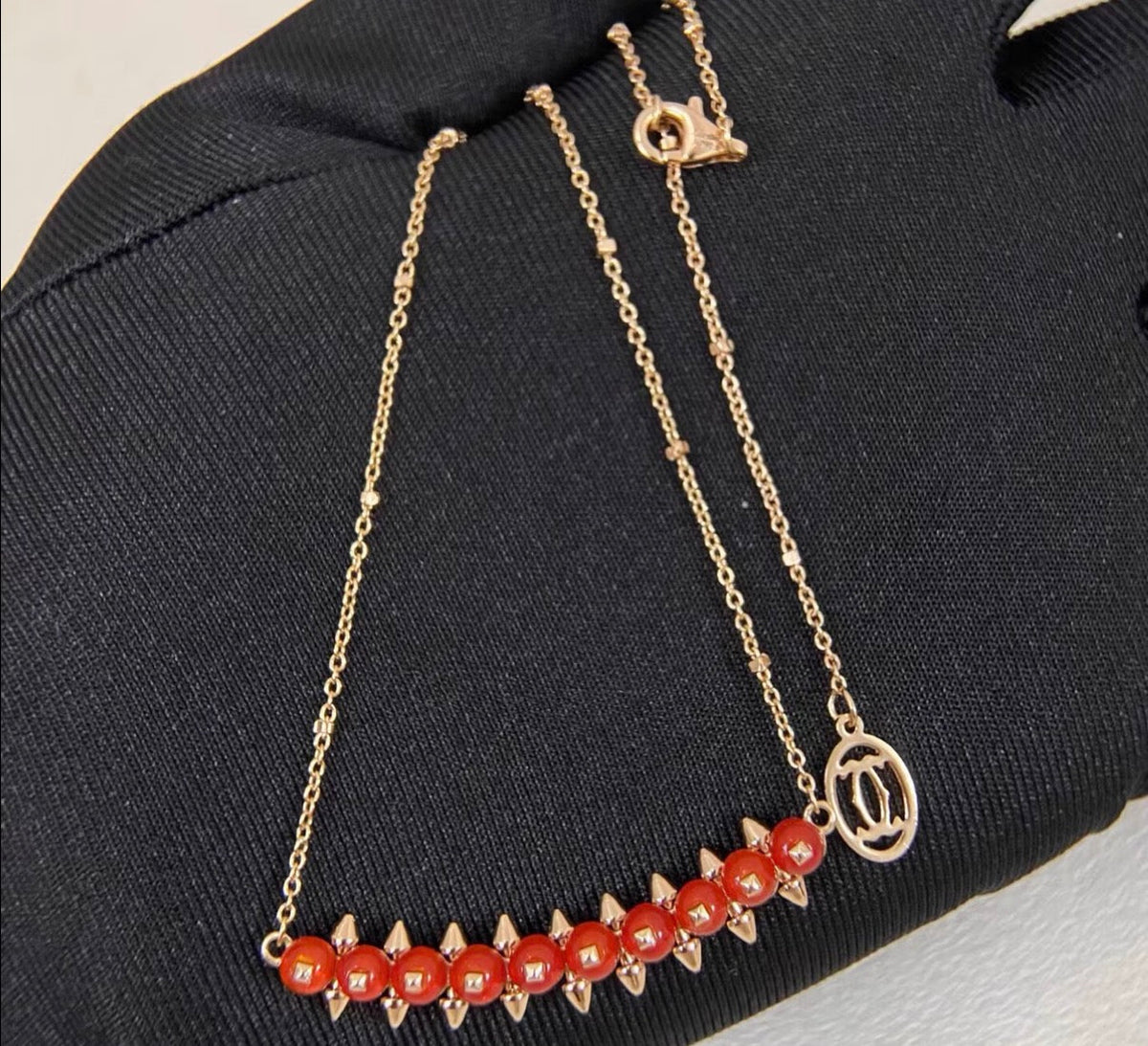 [：VA]CLASH KOLLEKTION AGAT-CHALCEDON-STECKERKETTE