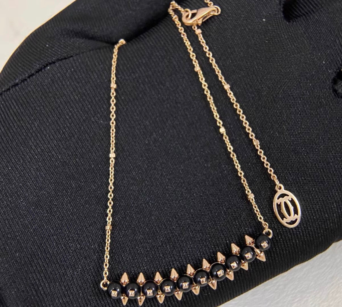 [：VA]CLASH KOLLEKTION AGAT-CHALCEDON-STECKERKETTE
