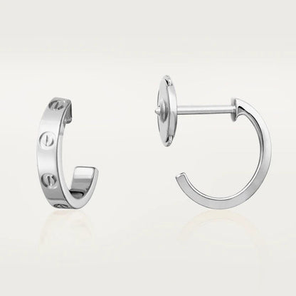[VA]LOVE EARRINGS 2.65MM SILVER