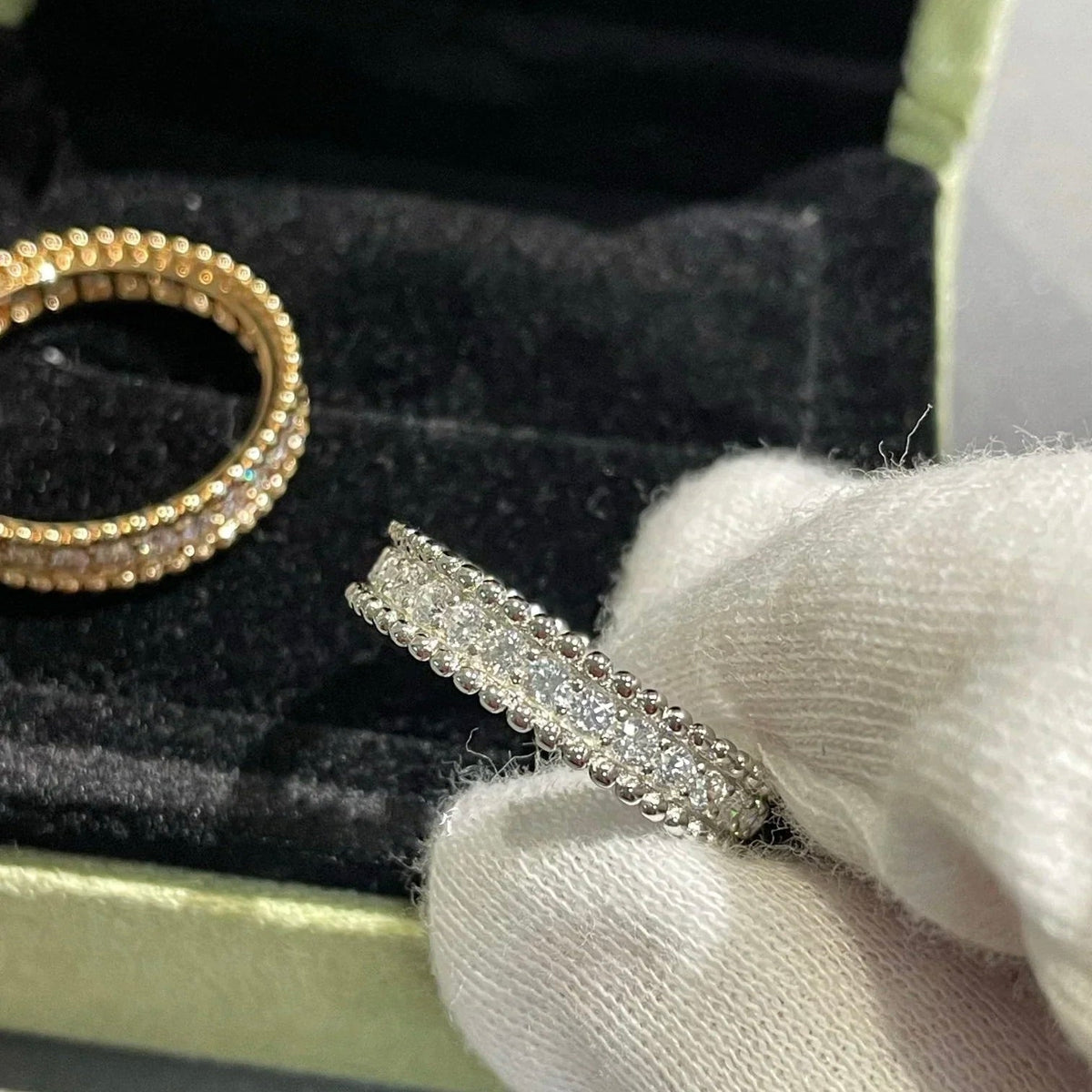 [VA]PERLEE DIAMANT-RING SILBER