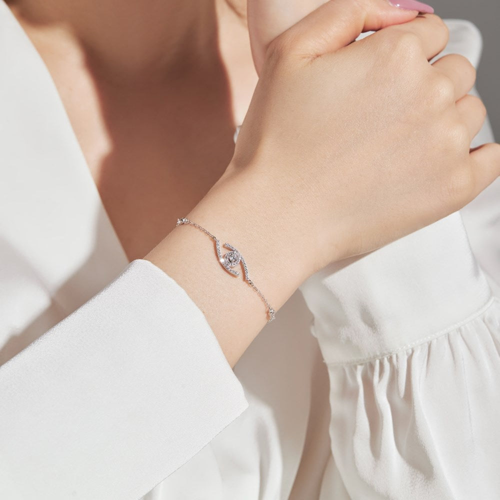 [VA]Lucky Eye Pave-Set Diamond Bracelet