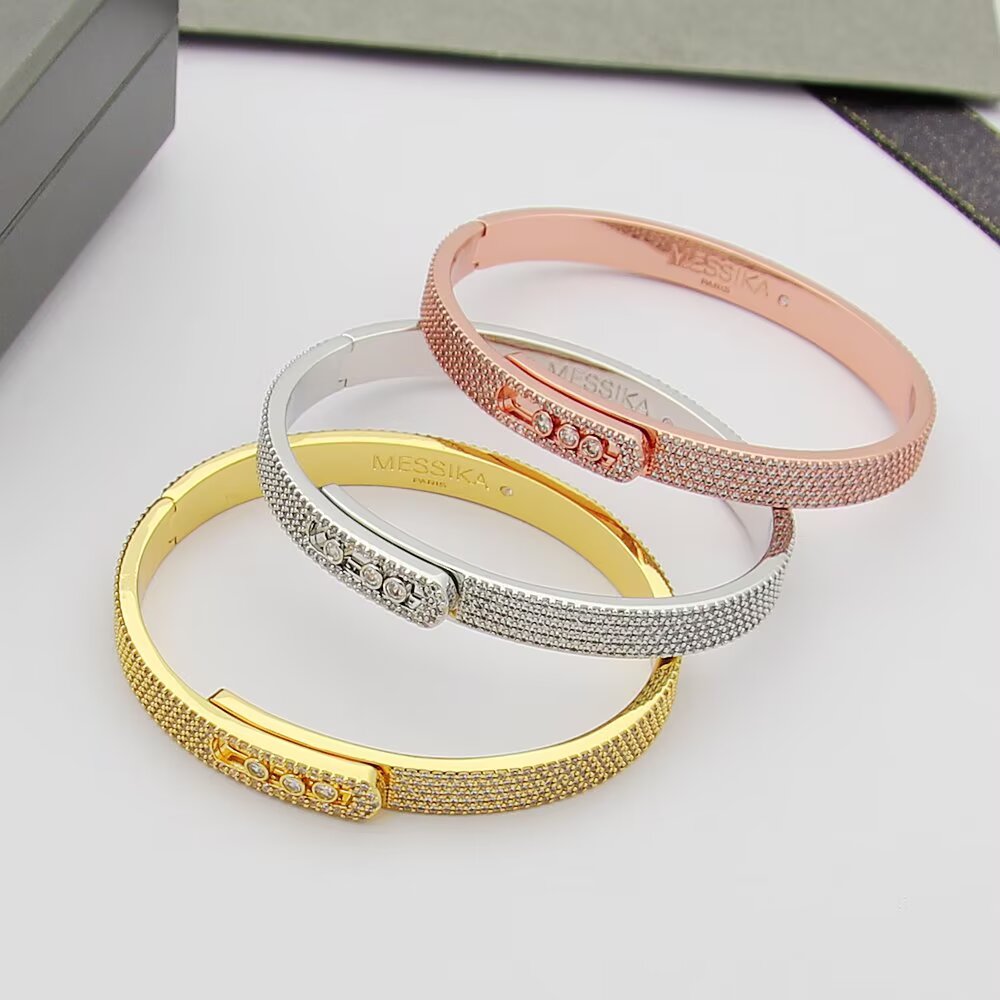 [VA]Move Noa Full Pavé Diamond Bangle Bracelet
