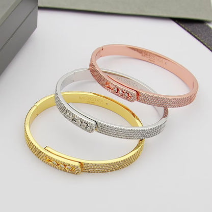 [VA]Move Noa Full Pavé Diamond Bangle Bracelet