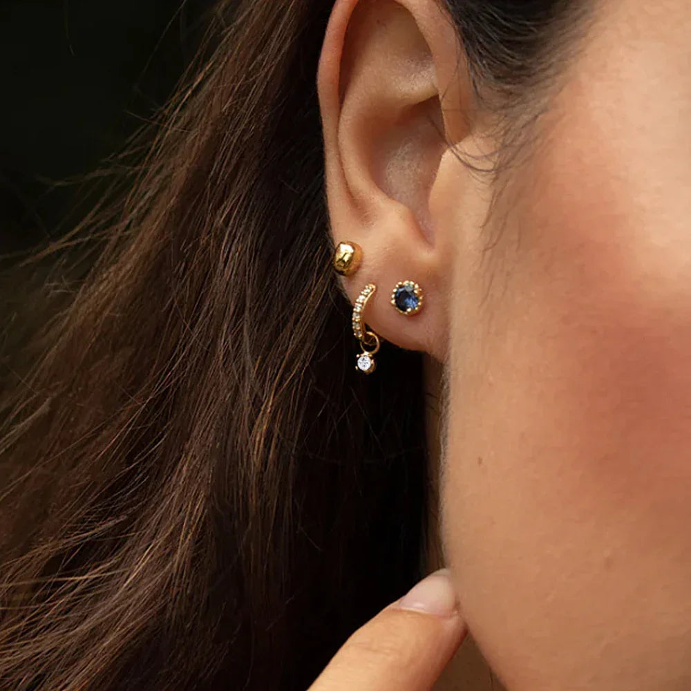 [VA]Blake Reversible Diamond Hoops