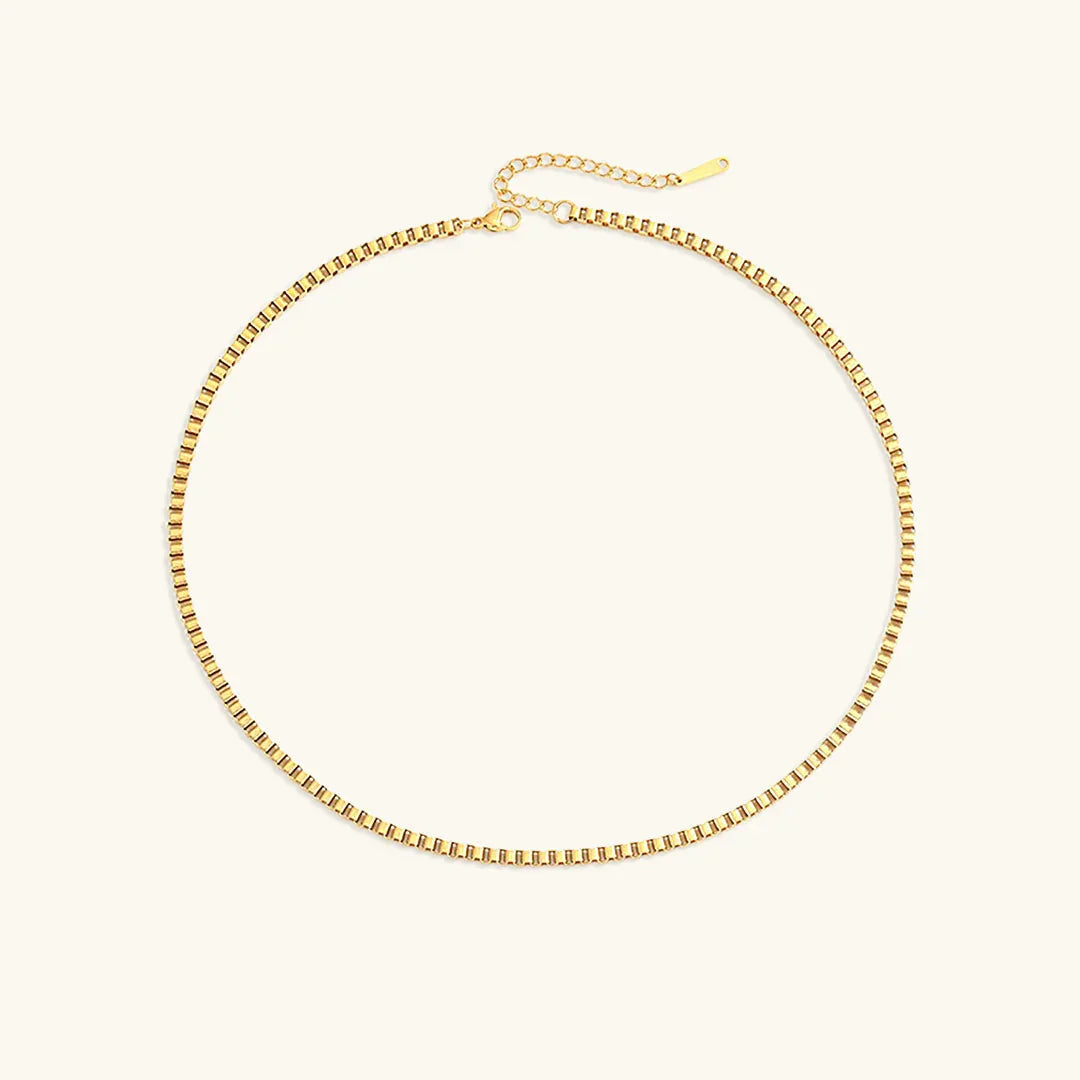 [VA]Danica Panzerketten-Halskette in Gold