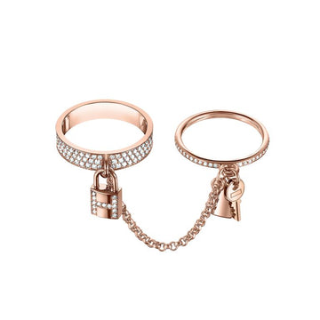 [VA]HM KELLY CLOCHETTE DOPPELRING IN MIT DIAMANTEN