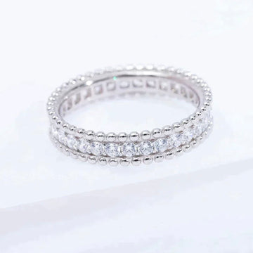 [VA]PERLEE DIAMANT-RING SILBER