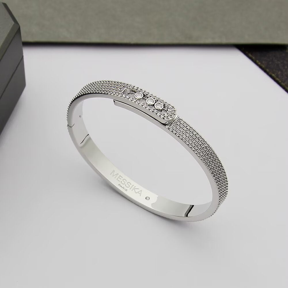 [VA]Move Noa Full Pavé Diamond Bangle Bracelet