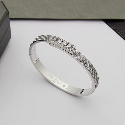 [VA]Move Noa Full Pavé Diamond Bangle Bracelet