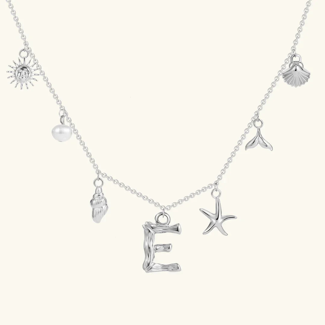 [VA]アヴァリア・オーシャン イニシャルネックレス
