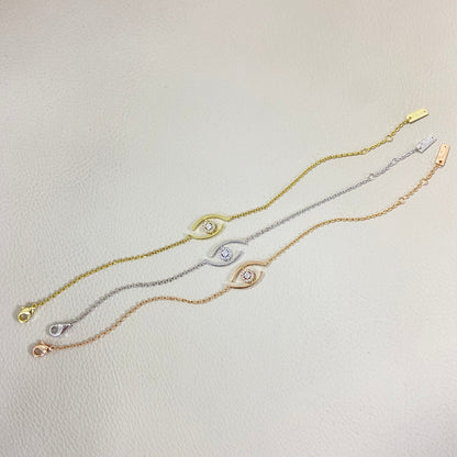 [VA]Lucky Eye Pave-Set Diamond Bracelet