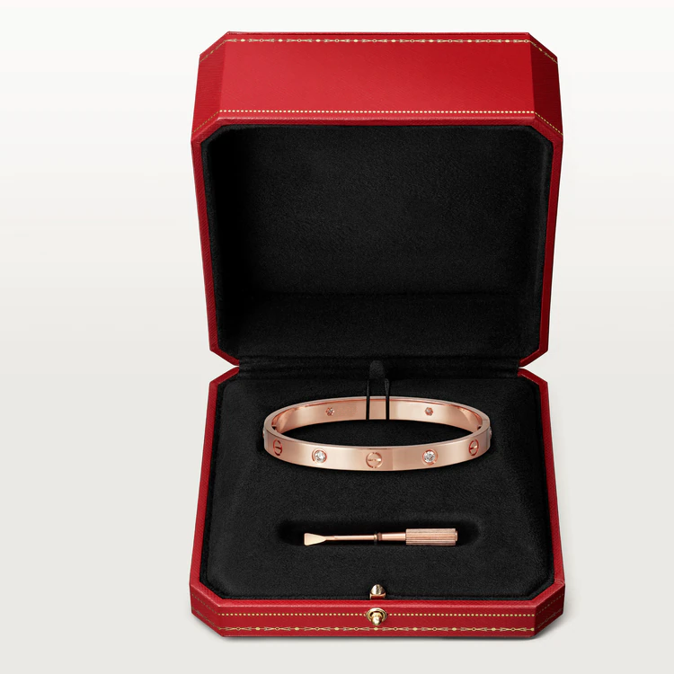 [VA]LOVE BRACELET 6.1MM 4 DIAMONDS