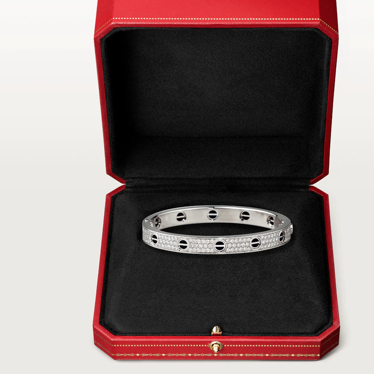 [VA]LOVE BRACELET 6.1MM DIAMOND-PAVED CERAMIC
