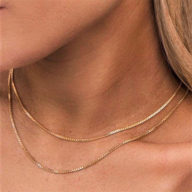 [VA]Danica Panzerketten-Halskette in Gold