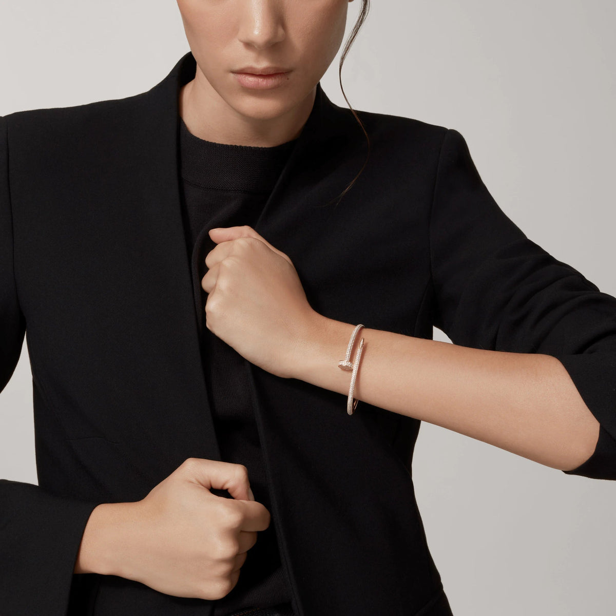 [VA]JUSTE UN CLOU ARMBAND 3,5 MM VOLLDIAMANTEN