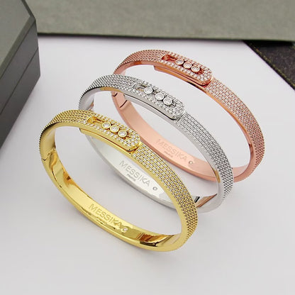[VA]Move Noa Full Pavé Diamond Bangle Bracelet