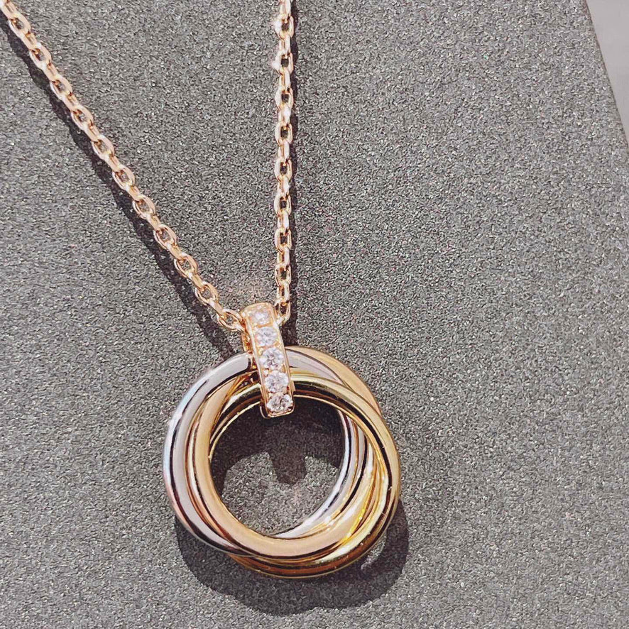 [VA]TRINITY HALSKETTE GOLD DIAMANTEN