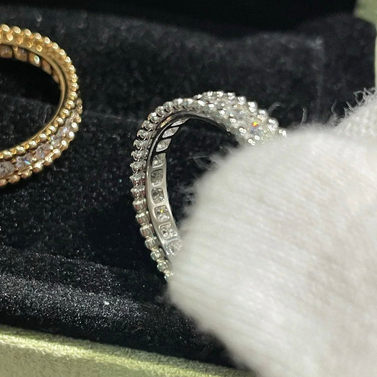 [VA]PERLEE DIAMANT-RING AUS ROSÉGOLD
