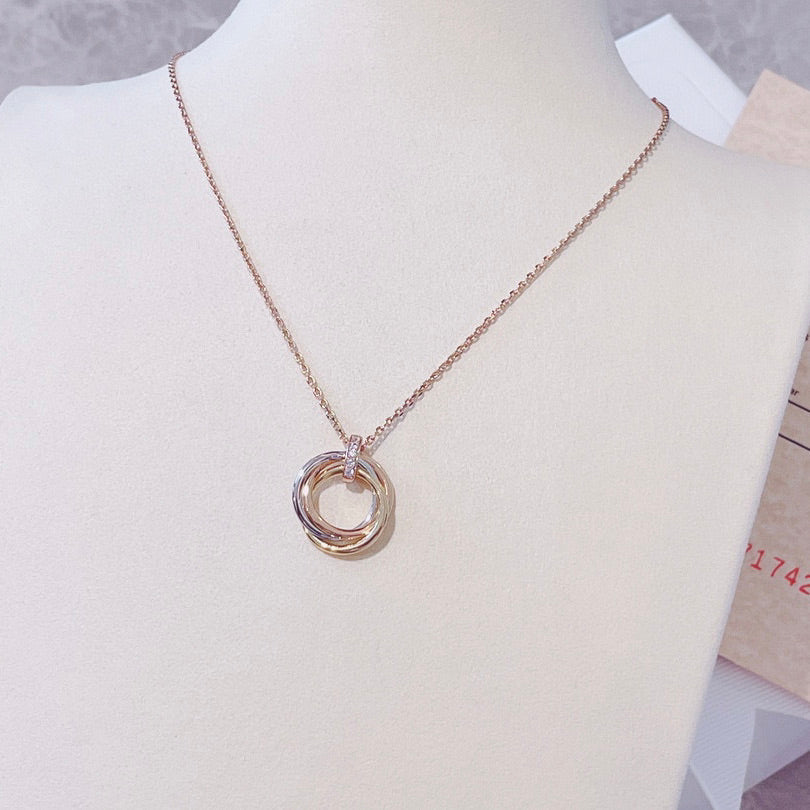 [VA]TRINITY HALSKETTE GOLD DIAMANTEN