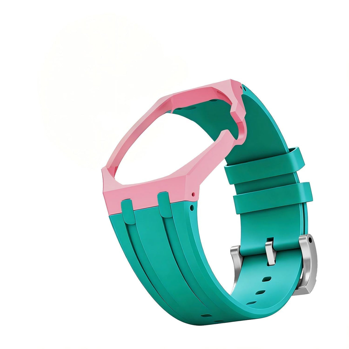 VA-Armband Exklusives Biokeramik-Gehäuse & Silikonarmband in gemischten Farben