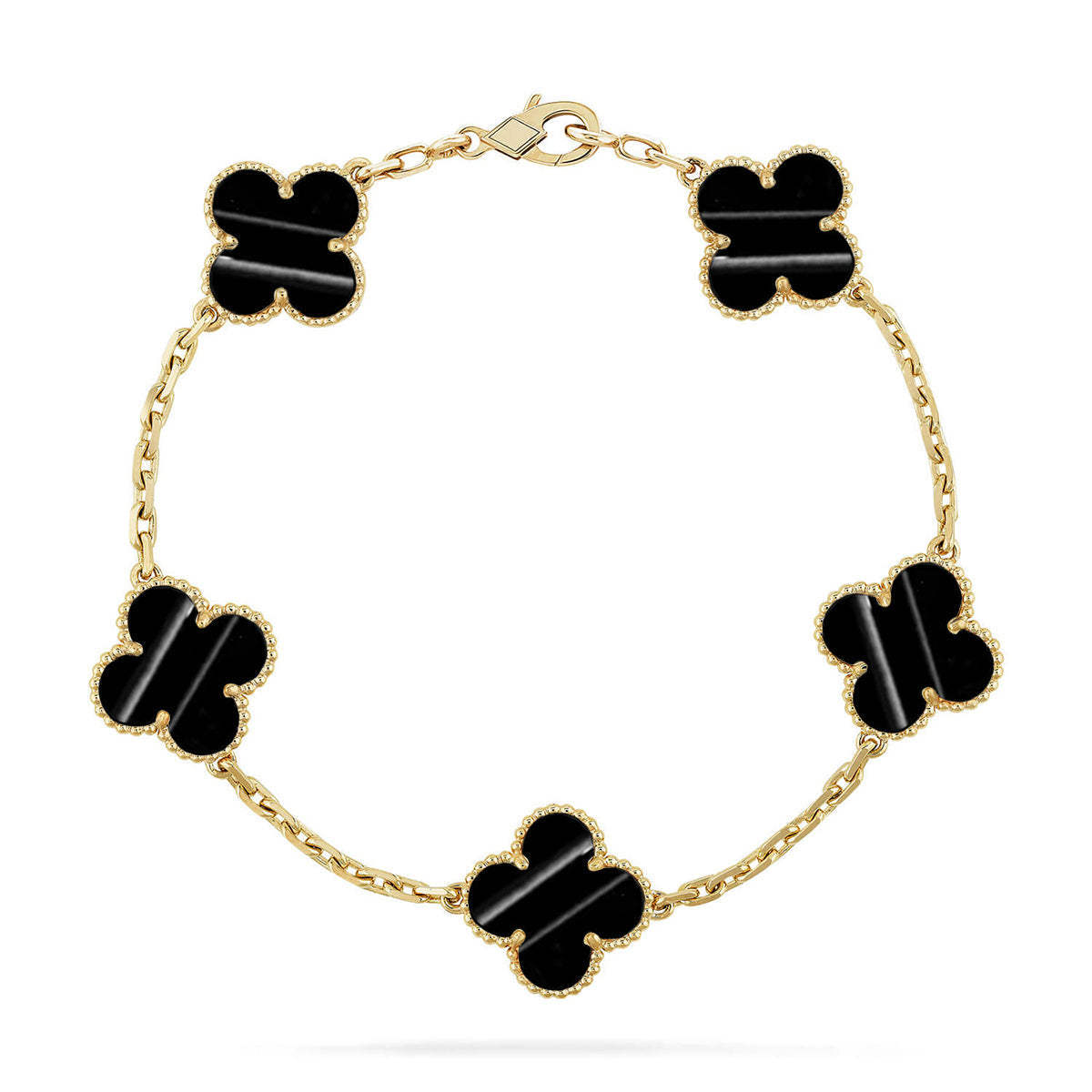 [VA]LUCKY CLOVER 5-MOTIV-ARMBAND - PULSE STONE KOLLEKTION