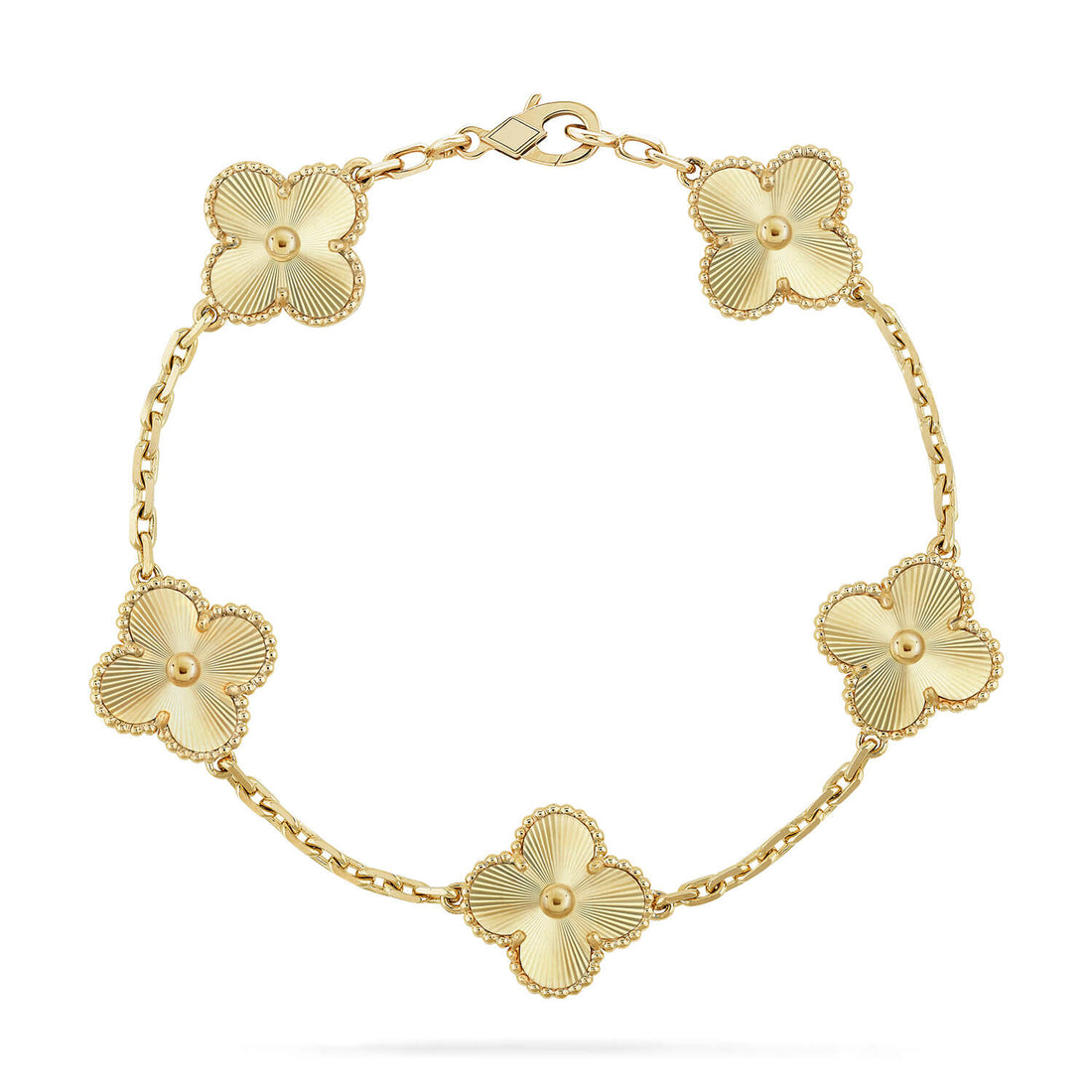 [VA]LUCKY CLOVER 5-MOTIV-ARMBAND - LASER-KOLLEKTION