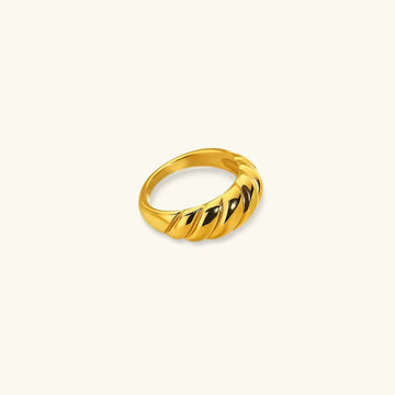 [VA]Amaia Gold Croissant-Ring
