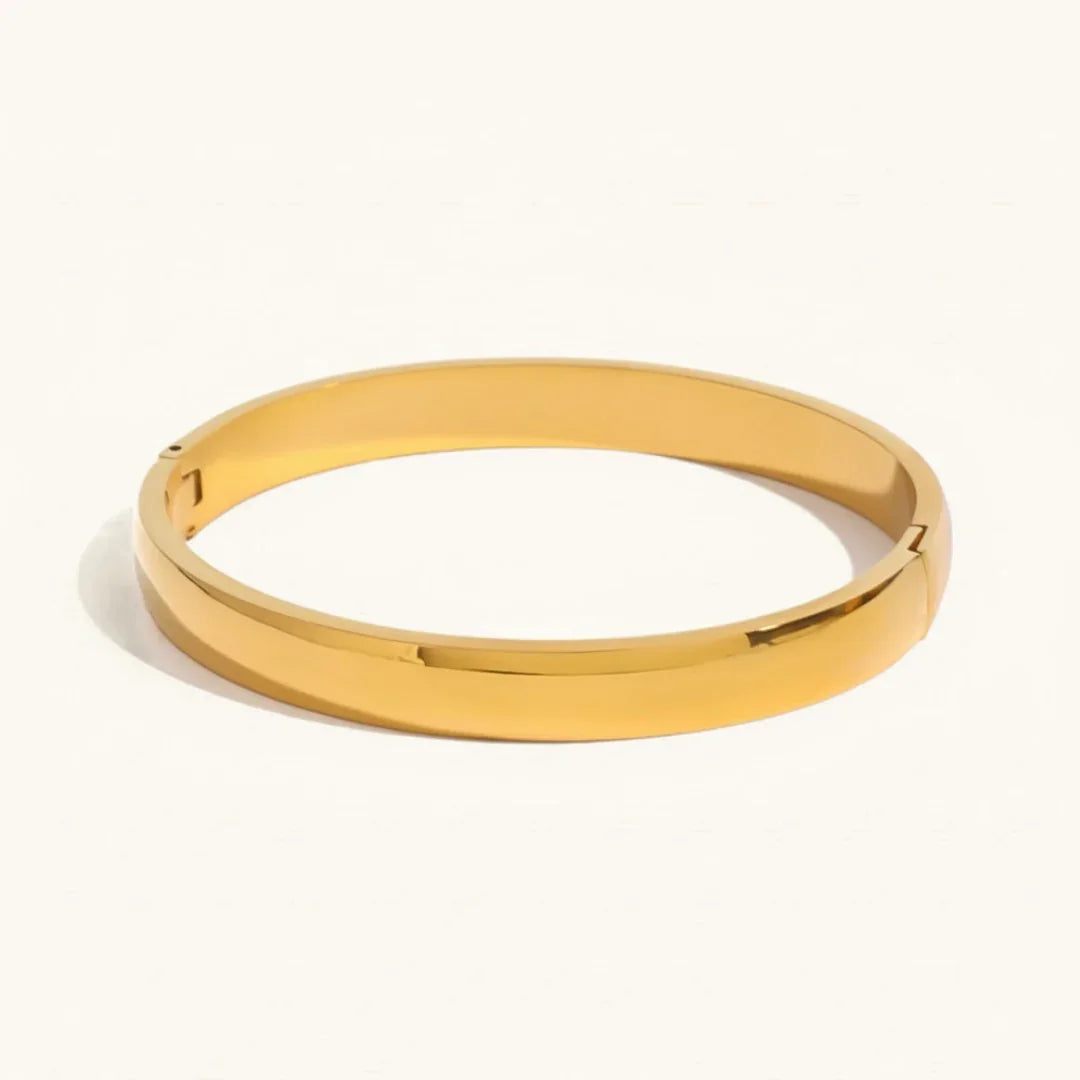 [VA]Melina Large Stacking Gold Bangle