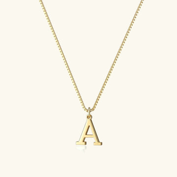 [VA]Therese Initialen-Halskette in Gold