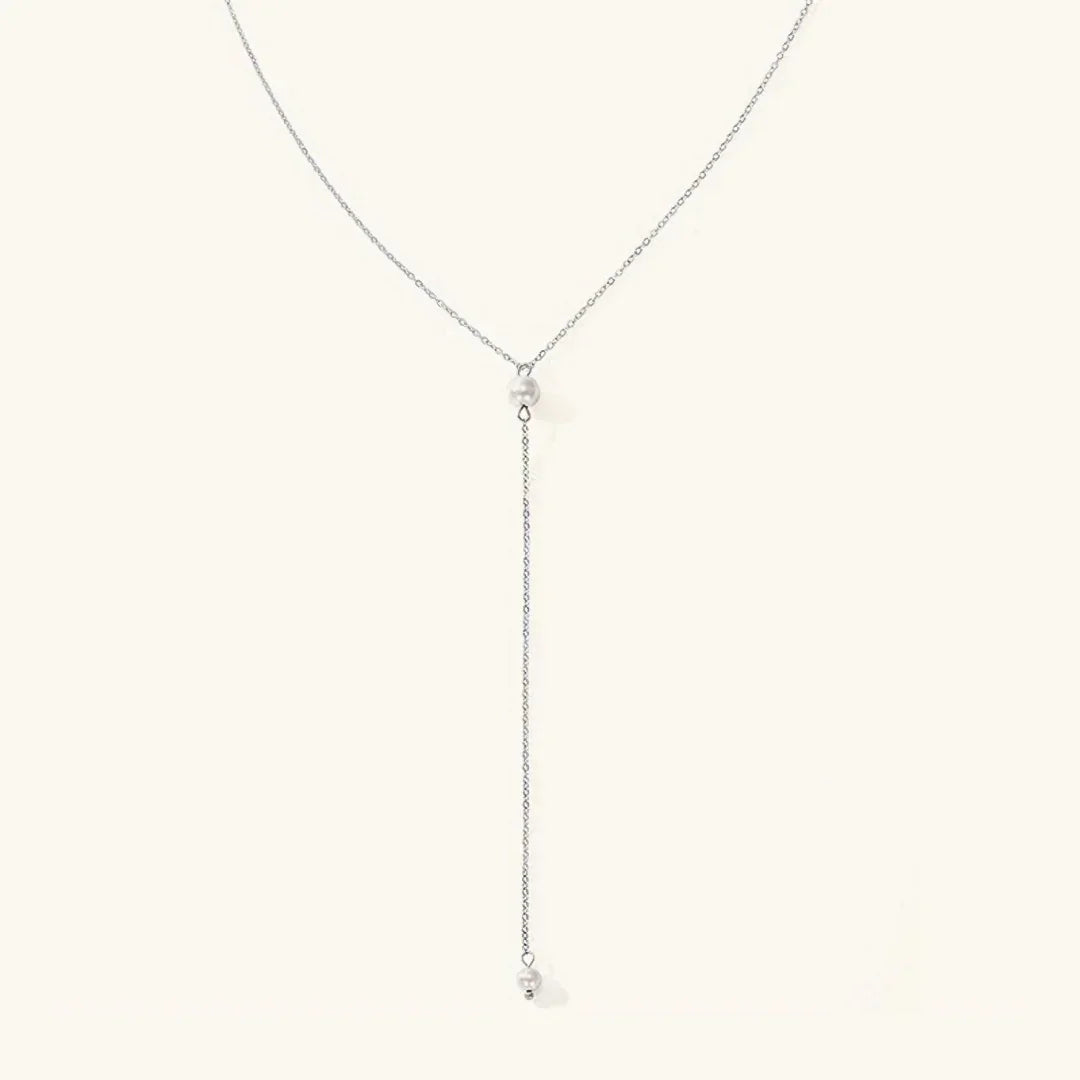 [VA]Beatrice Pearl Tassel Necklace