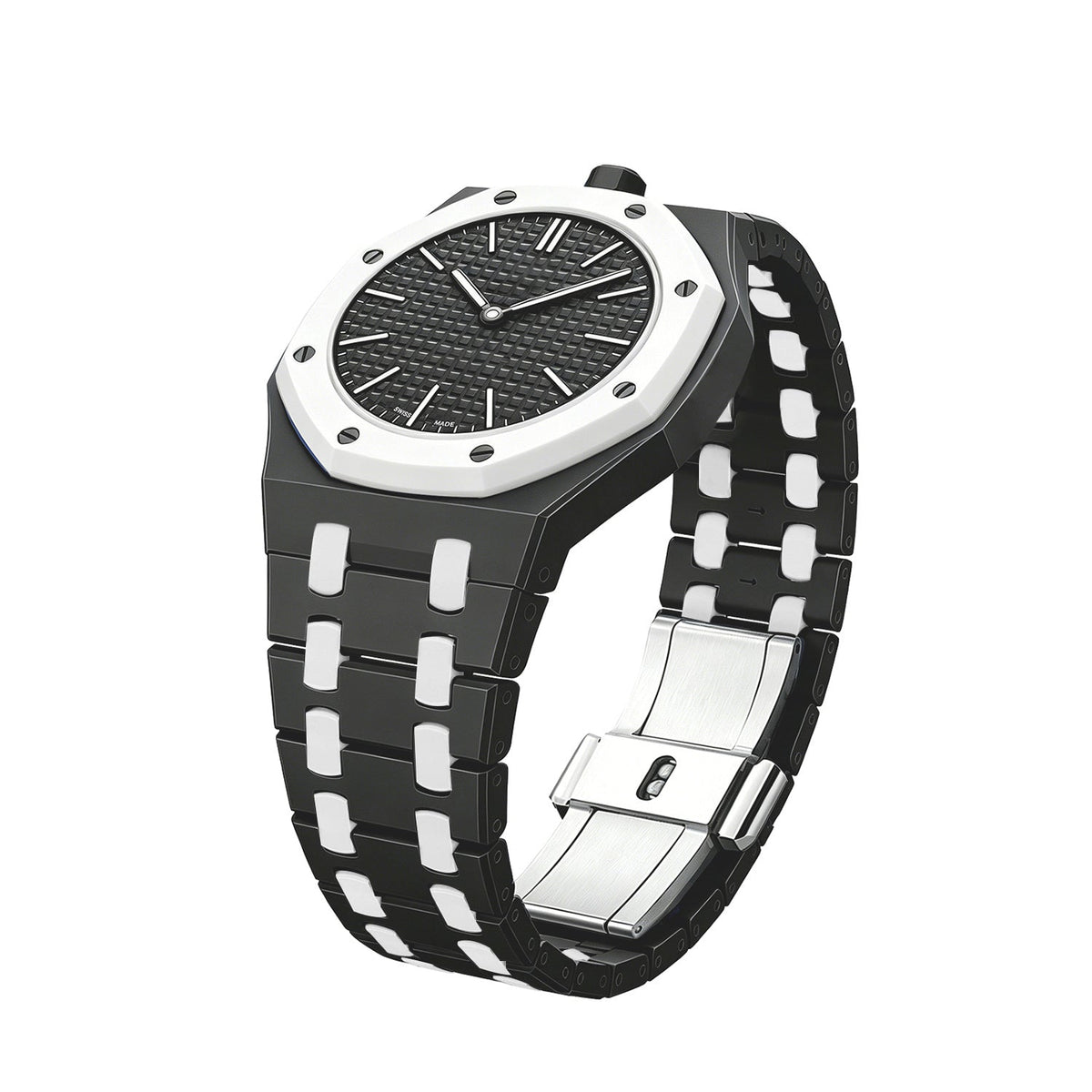 VA-Armband Exklusives Biokeramik-Gehäuse & Biokeramik-Armband