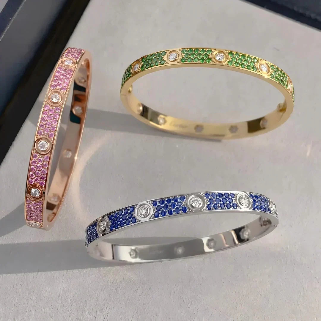 [VA]Classic 6.1mm Love Bracelet 10-Diamond Full Pavé