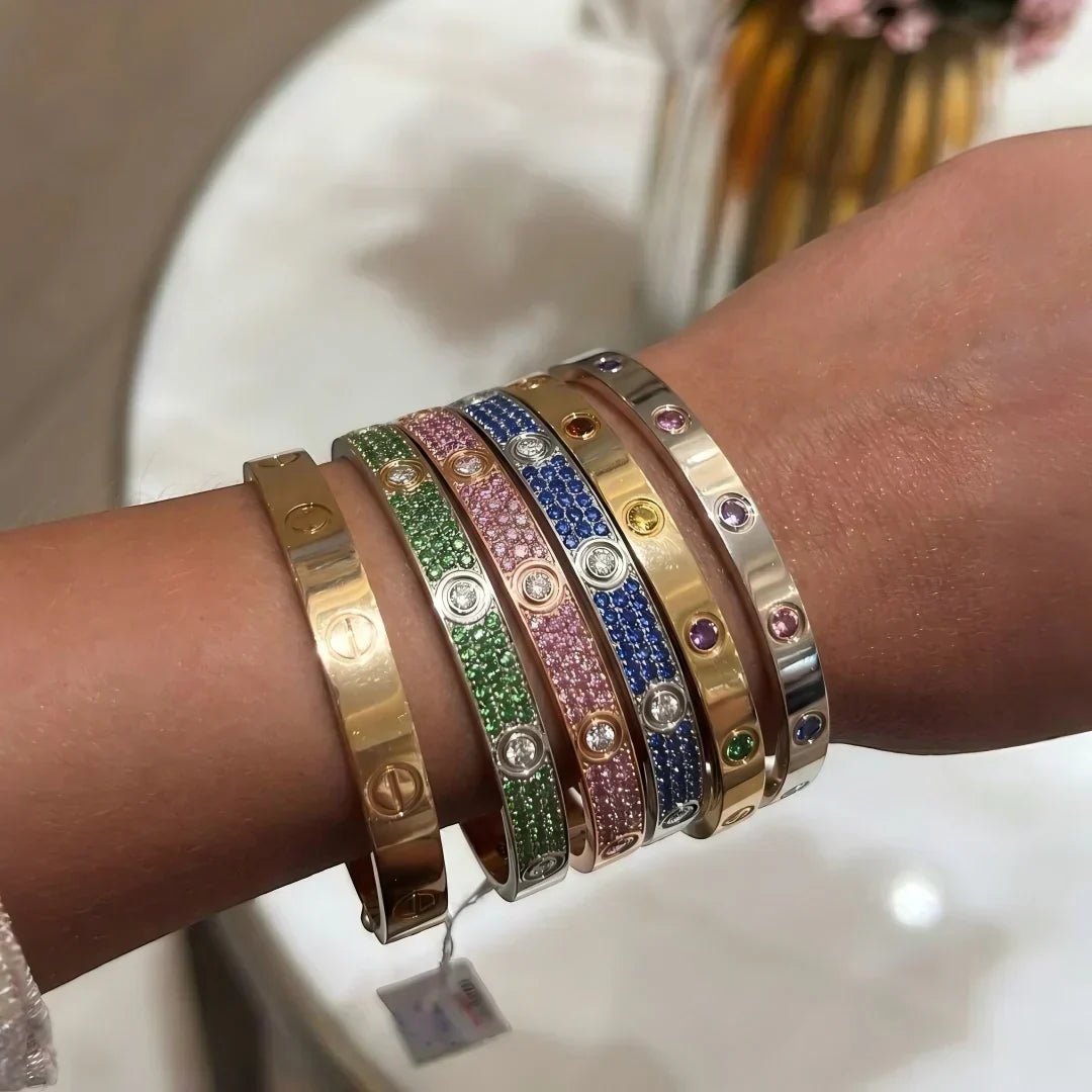 [VA]Classic 6.1mm Love Bracelet 10-Diamond Full Pavé